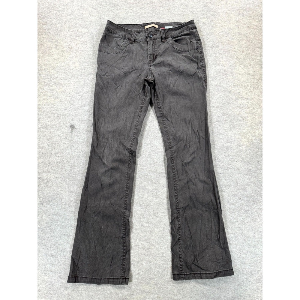 Signature Studio Bootcut Leg Jeans Womens 10 Gray Denim Cotton Stretch Mid Rise